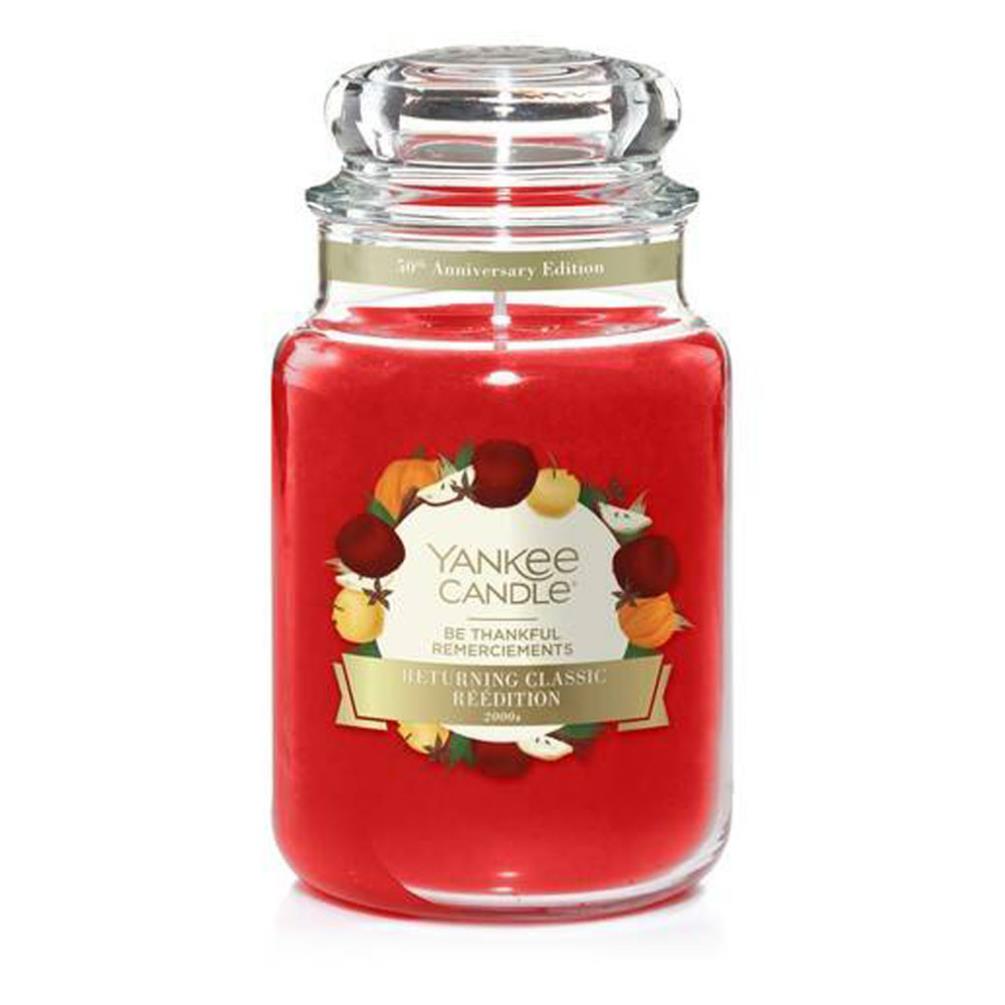 Yankee Candle Be Thankful 2000’s LIMITED REEDITION Large Jar £22.49